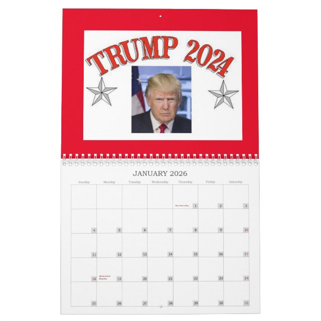 Calendrier TRUMP pour 2023 (Jan 2026)