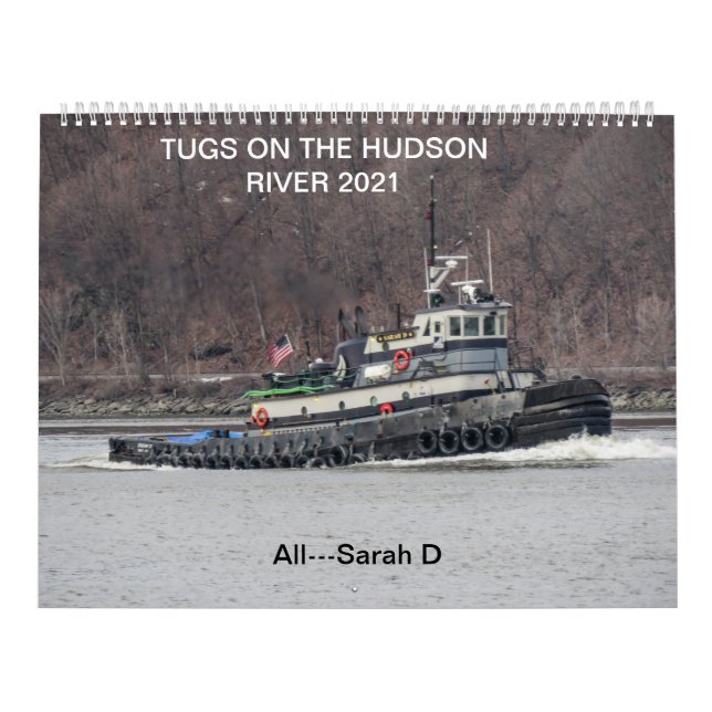 Calendrier Tugs On The Hudson River 2021 — Toutes Sarah D. (Protection)