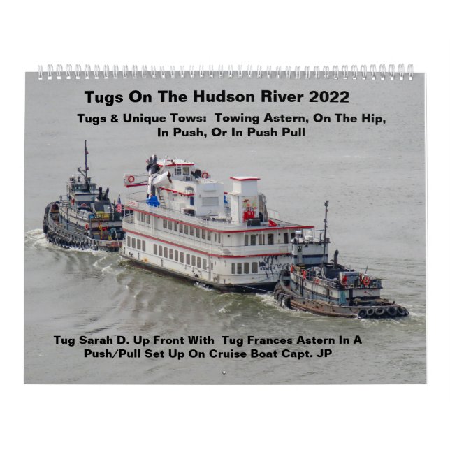 Calendrier Tugs Sur La Rivière Hudson Avec Des Tows Uniques 2 (Protection)