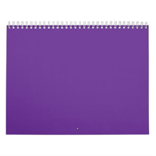 Calendrier Un arrière - plan violet solide avec un pourcentag