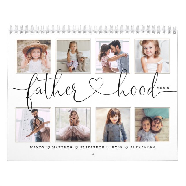 Calendrier Un cadeau pour papa| Histoires de famille de la pa (Protection)