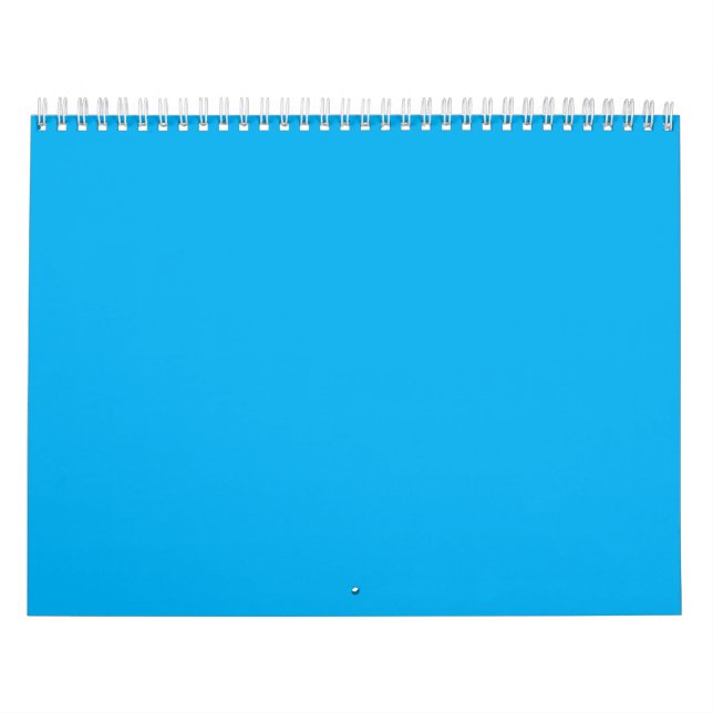 Calendrier un ciel bleu avec un avion (Protection)