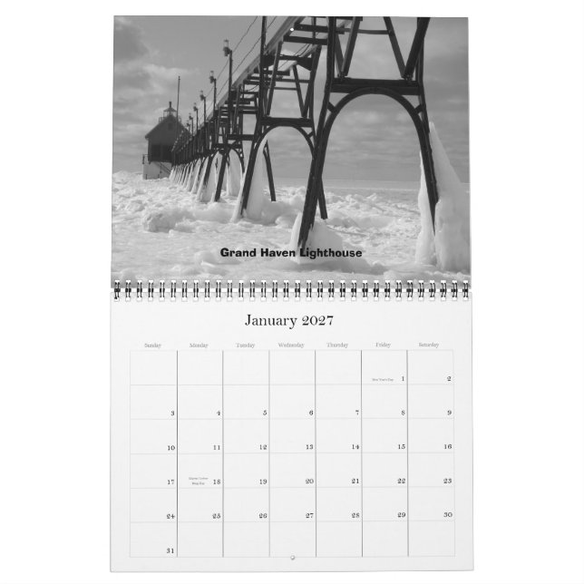 Calendrier Un monde en noir et blanc (Jan 2027)