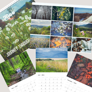 Calendrier Un voyage d'un an à travers la beauté de la nature
