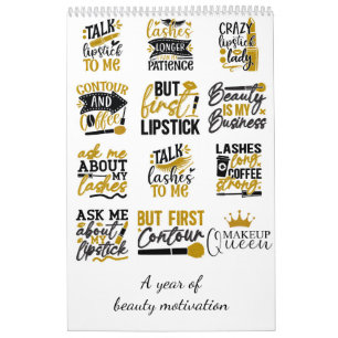 Calendrier Une année de motivation beauté
