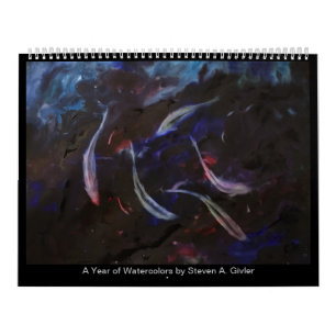 Calendrier Une année de peinture aquarelle de Steven A. Donn