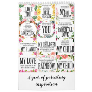 Calendrier Une année d'inspiration parentale