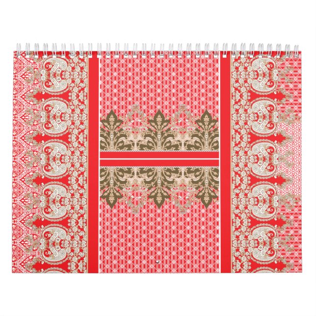 Calendrier Une superbe robe mariage indienne ornée d'un ric (Protection)