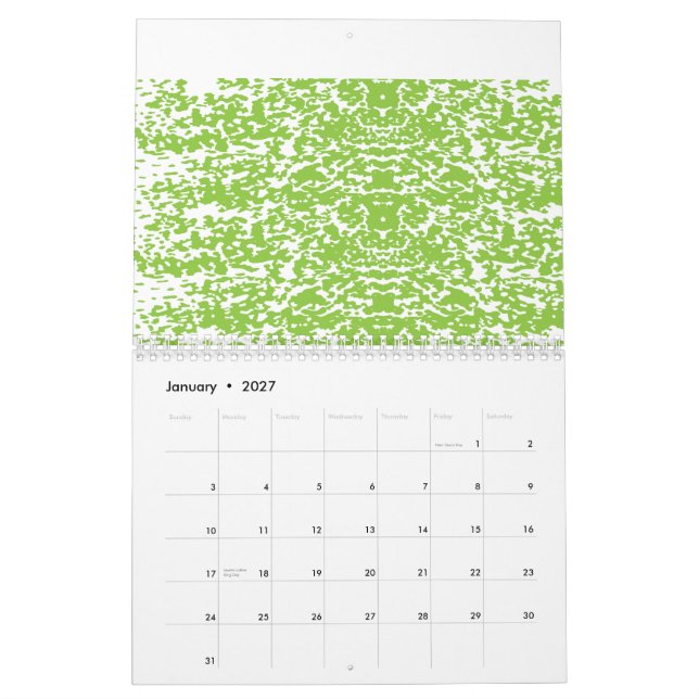 Calendrier Une table en bois marron contient une bouteille en (Jan 2027)