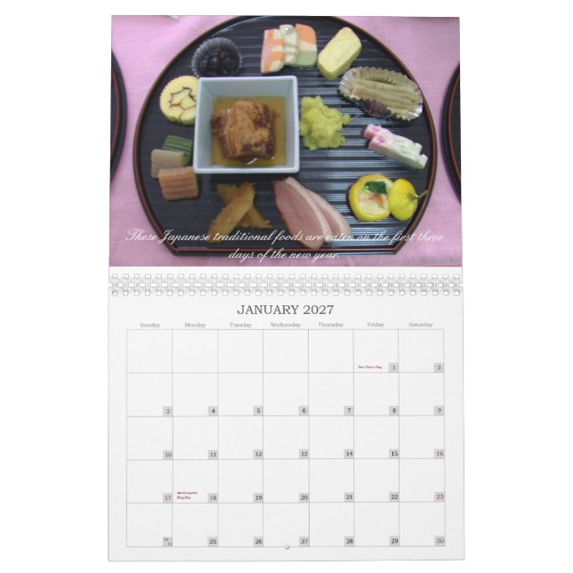 Calendrier Une vue du Japon (Jan 2027)