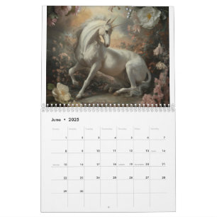 Calendrier Unicorne mystique