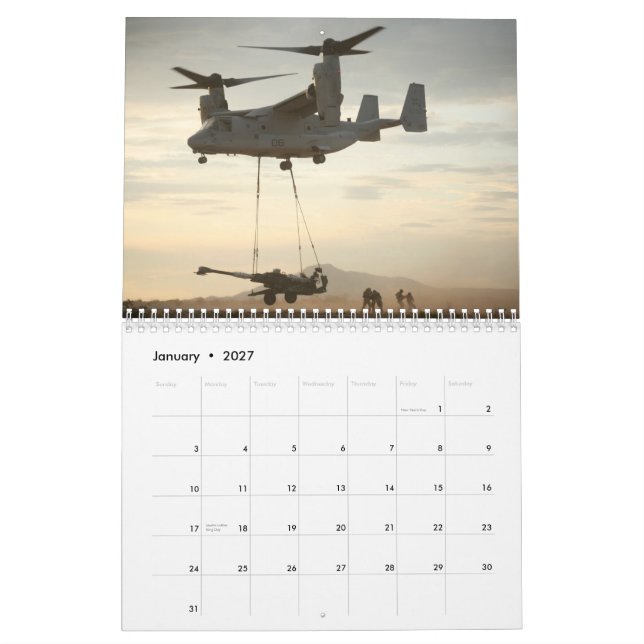 Calendrier V-22 balbuzard 2012 (Jan 2027)