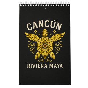 Calendrier Vacances tropicales à Cancun & Riviera Maya Typo R