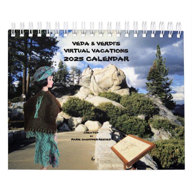 CALENDRIER VACANCES VIRTUELLES DE VEDA & VERDI 2025 CALENDRIE (Protection)