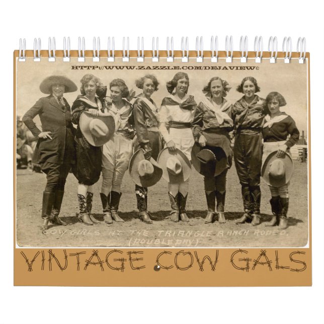 Calendrier "Vache vintage gallons " (Protection)