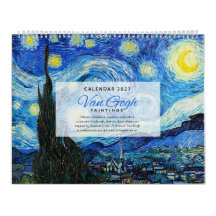 Calendrier Van Gogh 2027 - Impressionnisme