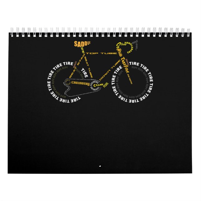 Calendrier Vélo    AnatomyCute Cycling Est Un Cadeau De Vie (Protection)
