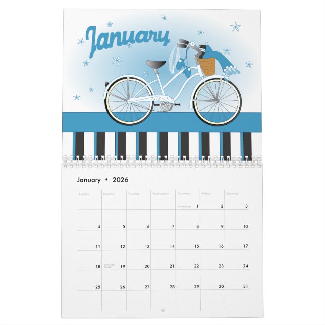 Calendrier Vélos de nouveauté 2010 (Jan 2026)