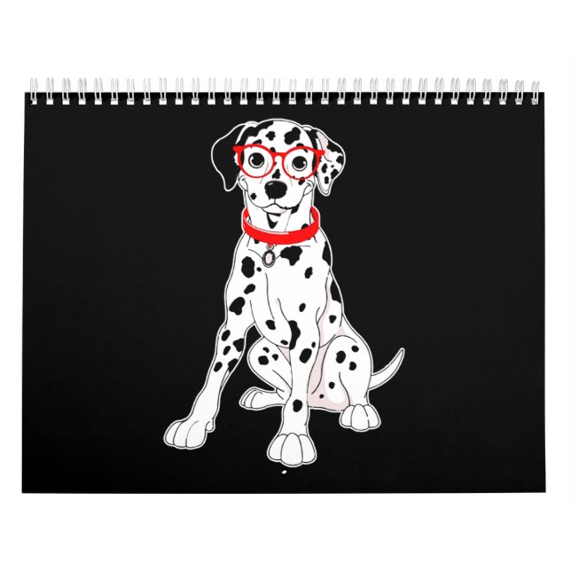 Calendrier Venin de Dalmatian | Dalmatian Wearing Glasses (Protection)