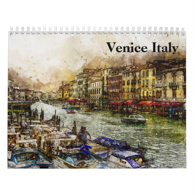 Calendrier Venise Italie 2025 (Protection)