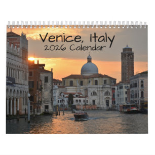 Calendrier Venise Italie 2026