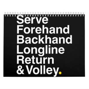 Calendrier Ventilateur TENNIS