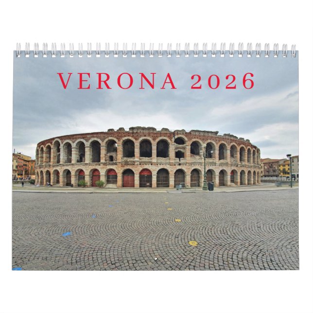 Calendrier Verona 2026 calendar (Protection)