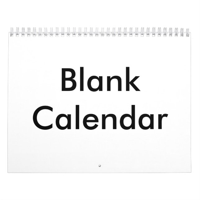 Calendrier vide 2026 (Protection)