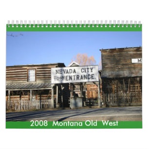 Calendrier Vieil ouest du Montana