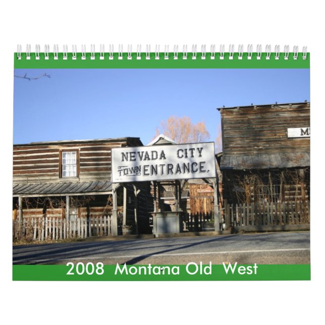 Calendrier Vieil ouest du Montana (Protection)