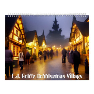 Calendrier Village de Cobblestone par E.J. Gold