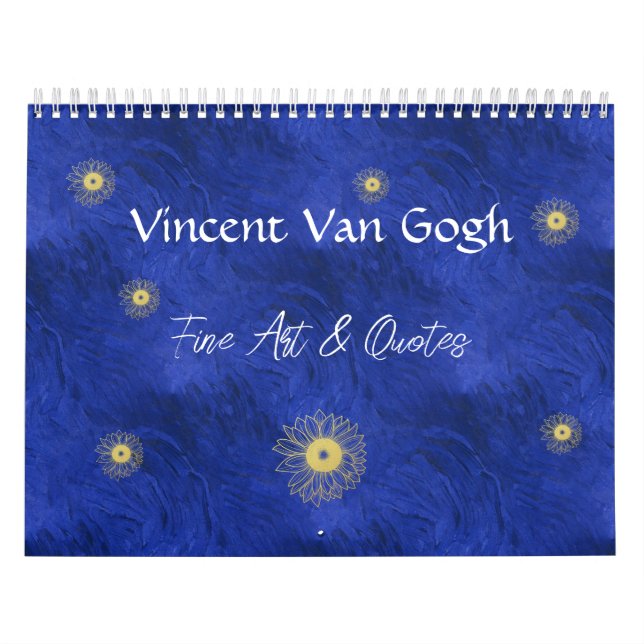 Calendrier Vincent Van Gogh Art & Citations (Protection)