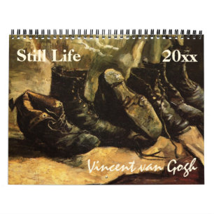 Calendrier Vincent van Gogh Still Life Art Vintage