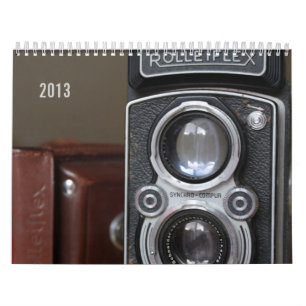 Calendrier vintage 2013 d'appareils-photo
