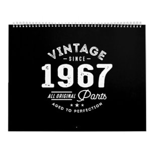 Calendrier Vintage Born en 1967