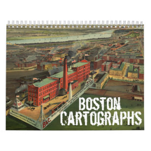 Calendrier vintage de Boston Cartographs