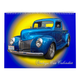 CALENDRIER VINTAGE DE VOITURE