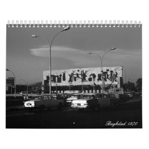 Calendrier Vintage Iraq bagdad 1970