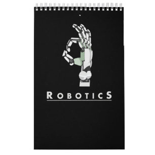 Calendrier Vintage Robotique Main Robotique Amour Dons-Cadeau