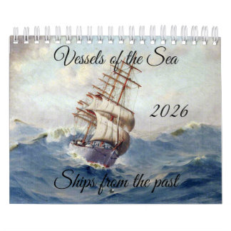 Calendrier Vintage Ships Calendar