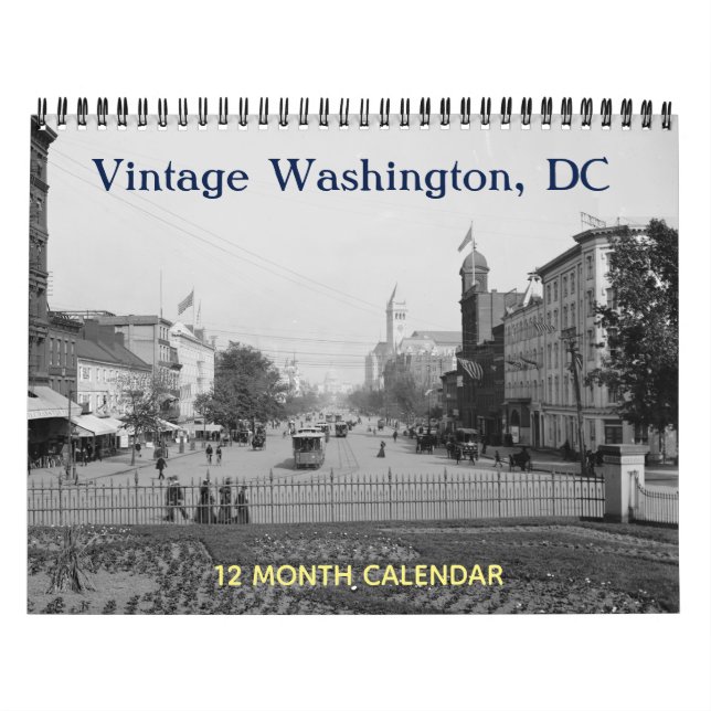 Calendrier Vintage Washington DC (Protection)