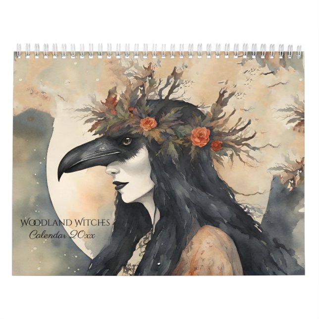 Calendrier Vintage Woodland Witch (Protection)
