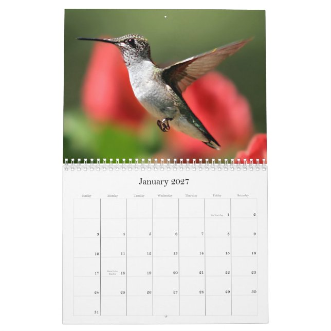 Calendrier Vision de vallée (Jan 2027)