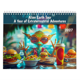 Calendrier Visite d'une Terre extraterrestre – Une année d'av