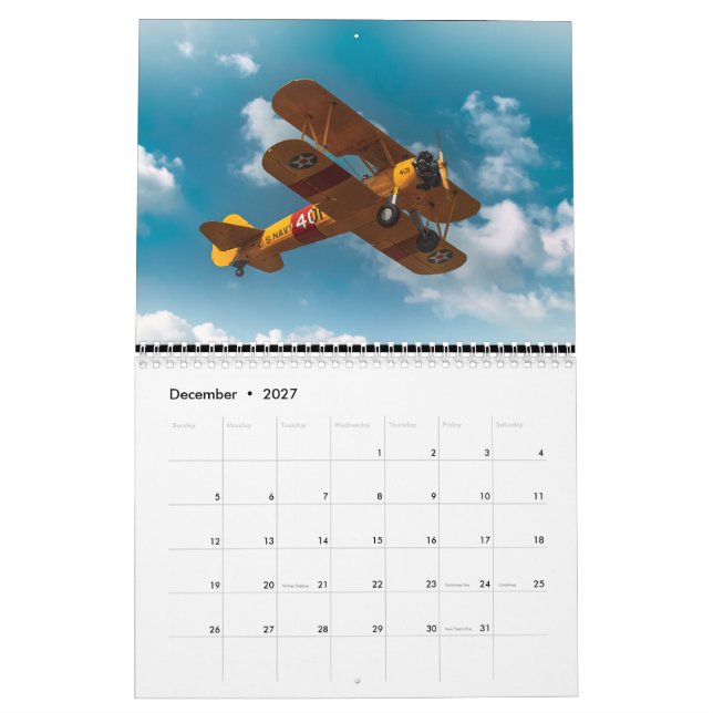 Calendrier Vol (Dec 2027)