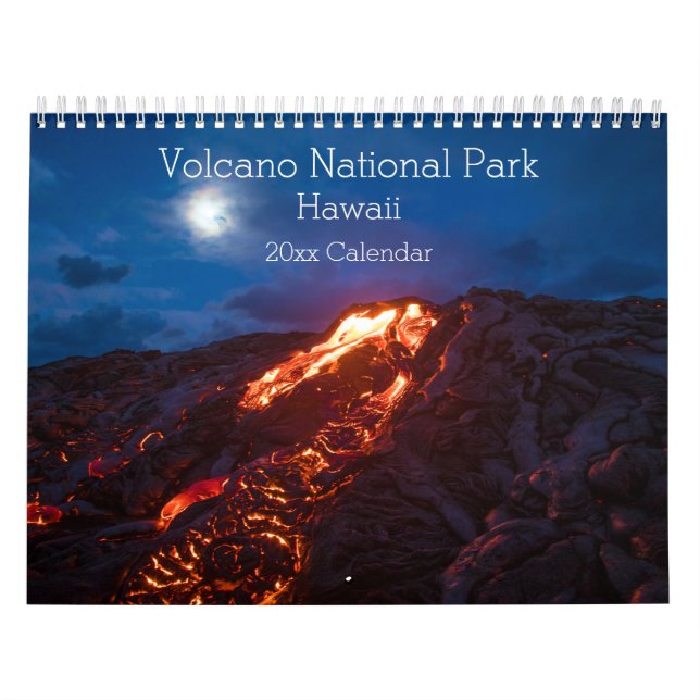 Calendrier Volcano National Park Calendar (Protection)