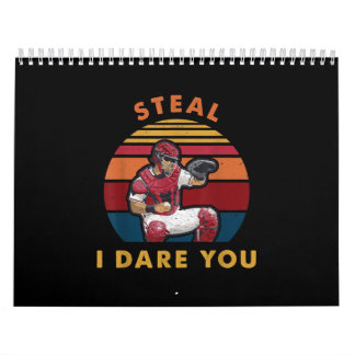 Calendrier Voler Je T'Ose Drôle Joueur De Baseball