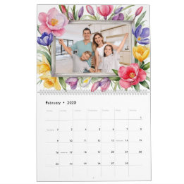 Calendrier Vos Photos Colorful Floral Amoureux des jardins Fa