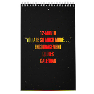 Calendrier "Vous êtes tellement plus..." Citations d'encourag