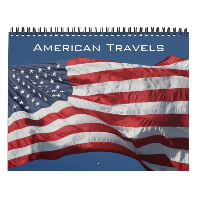 Calendrier voyages américains (avec lieux) 2025 (Protection)